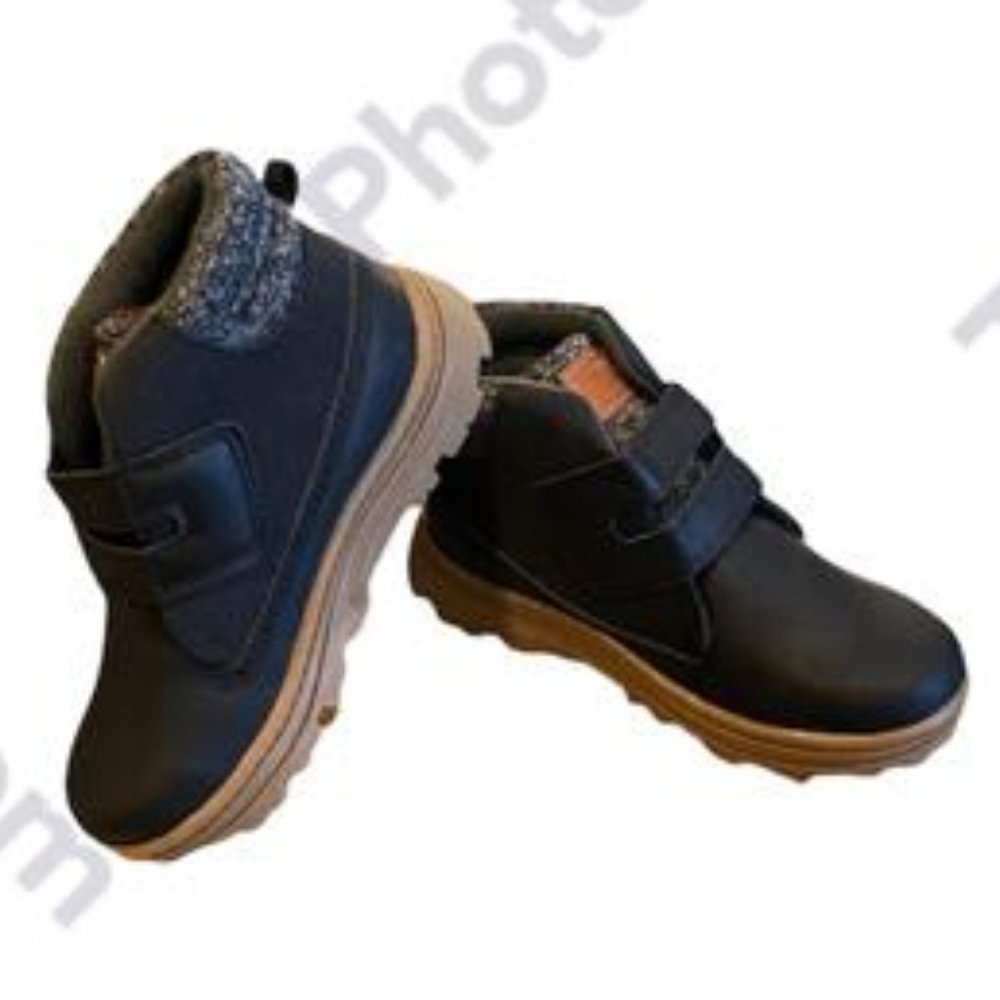 carter's boy's kelso fashion boot, black, 11 little kid